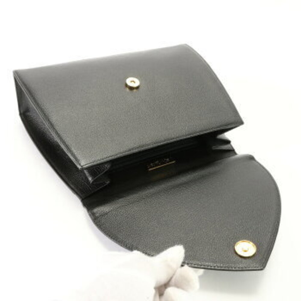 Yves Saint Laurent Cassandra leather handbag top handle shoulder strap - Picture 12 of 14